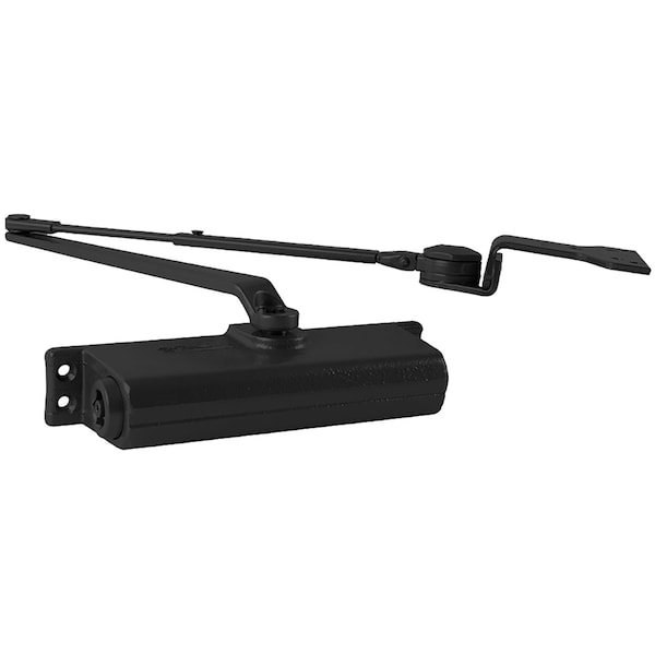 Surf Closer, H Arm w/ PA Shoe, Tri Mount, SPBLK, Less Cover